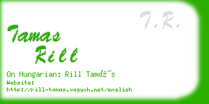 tamas rill business card